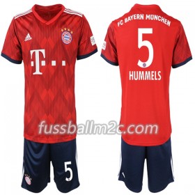 Fußballtrikots FC Bayern München Hummels 5 Kinder Heim Trikotsatz 2018-2019